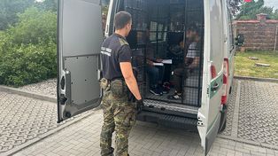 Pościg za autem pełnym migrantów na A4. Sprawa będzie miała finał w sądzie