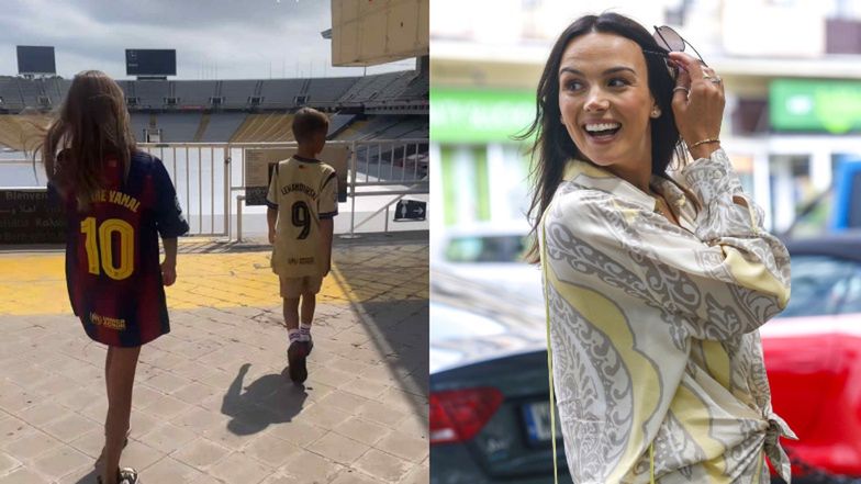 Paulina Krupińska zabrała dzieci do Barcelony