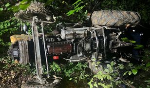Tragedia pod Tarnowem. Ciągnik zmiażdżył mężczyznę