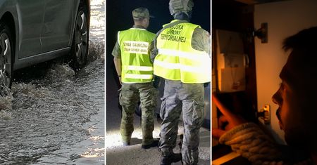 Załamanie pogody, kontrole na granicach, blackout w Wiedniu. Co wydarzyło się w poniedziałek?