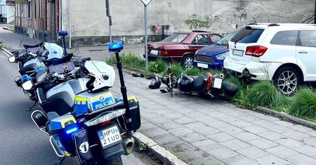 Pościg ulicami Piły. Motocyklista pod wpływem narkotyków, bez prawa jazdy, z zakazem i… poszukiwany