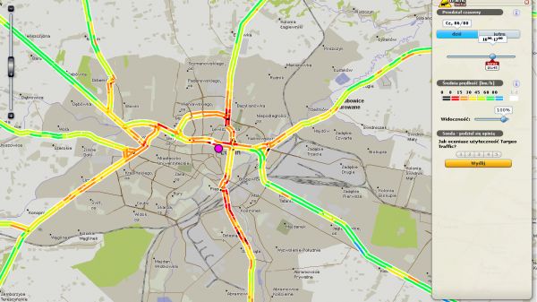 Sprawdź gdzie czeka na Ciebie korek 1