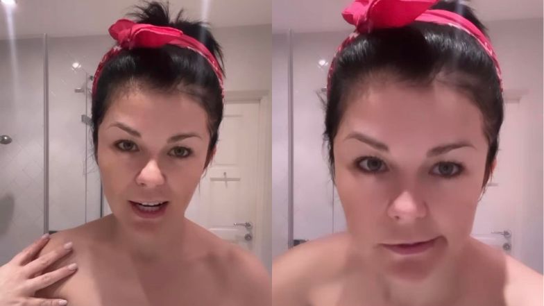 Katarzyna Cichopek pokazała się w samym ręczniku i bez makijażu