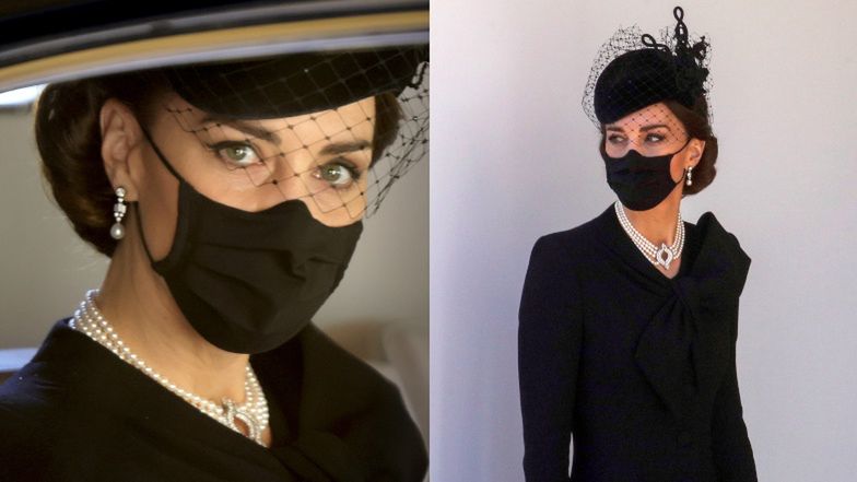 Księżna Kate Middleton na pogrzebie księcia Filipa