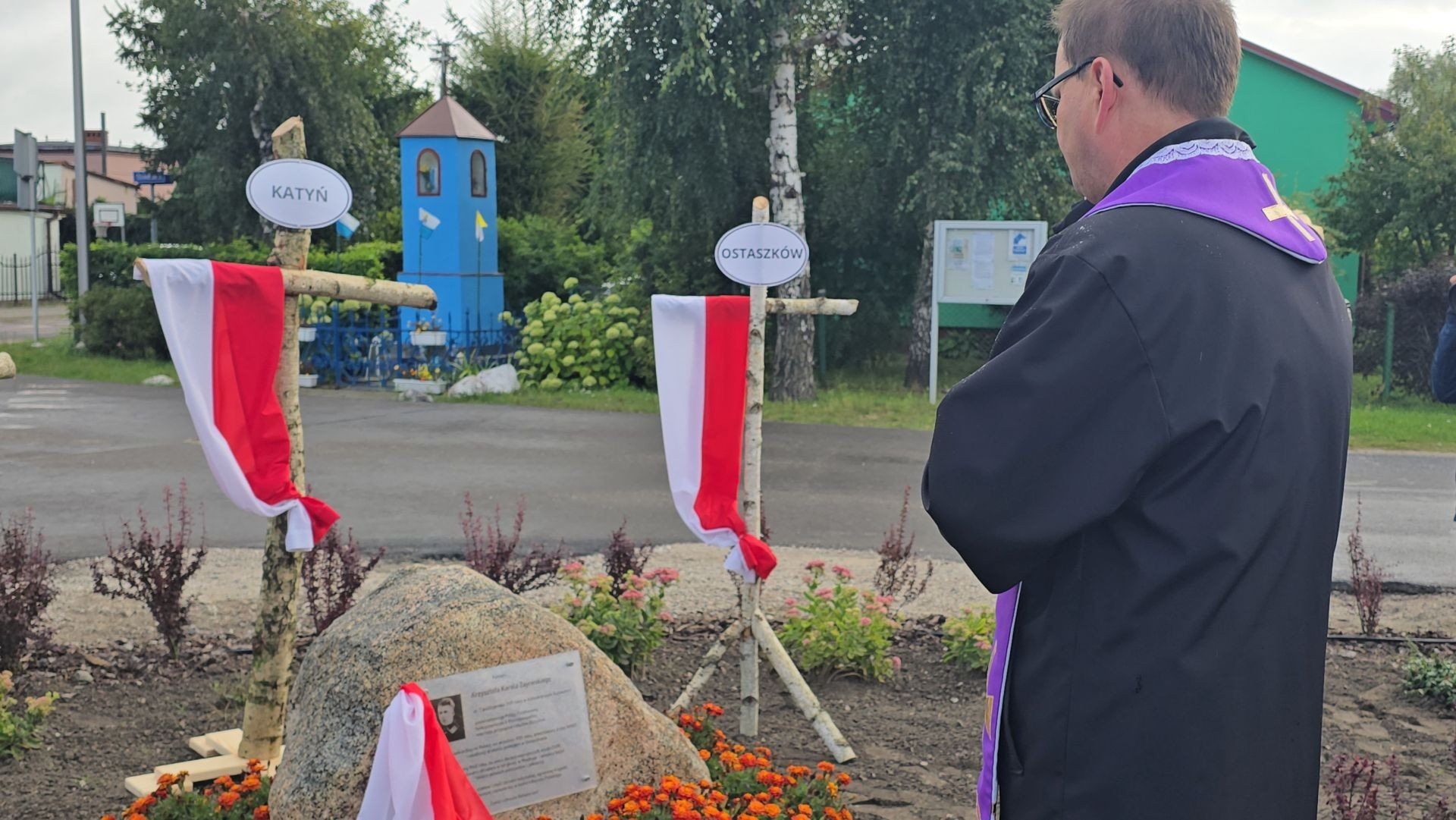 W Stawkach odsłonięto tablicę upamiętniającą Krzysztofa Karola Zajewskiego z Aleksandrowa Kujawskiego