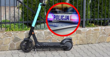 Nietrzeźwa 14-latka na hulajnodze. Doszło do wypadku