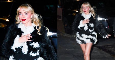 Sabrina Carpenter "przyłapana" po rozstaniu. Brylowała w futerkowej mini na własnej premierze filmu
