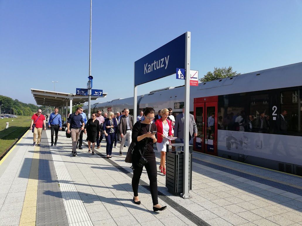 Do Kartuz docierają obecnie pociągi Pomorskiej Kolei Metropolita