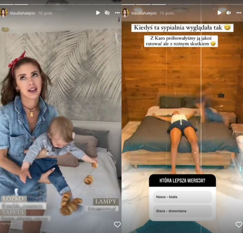 Klaudia Halejcio chwali się remontem pokoju gościnnego