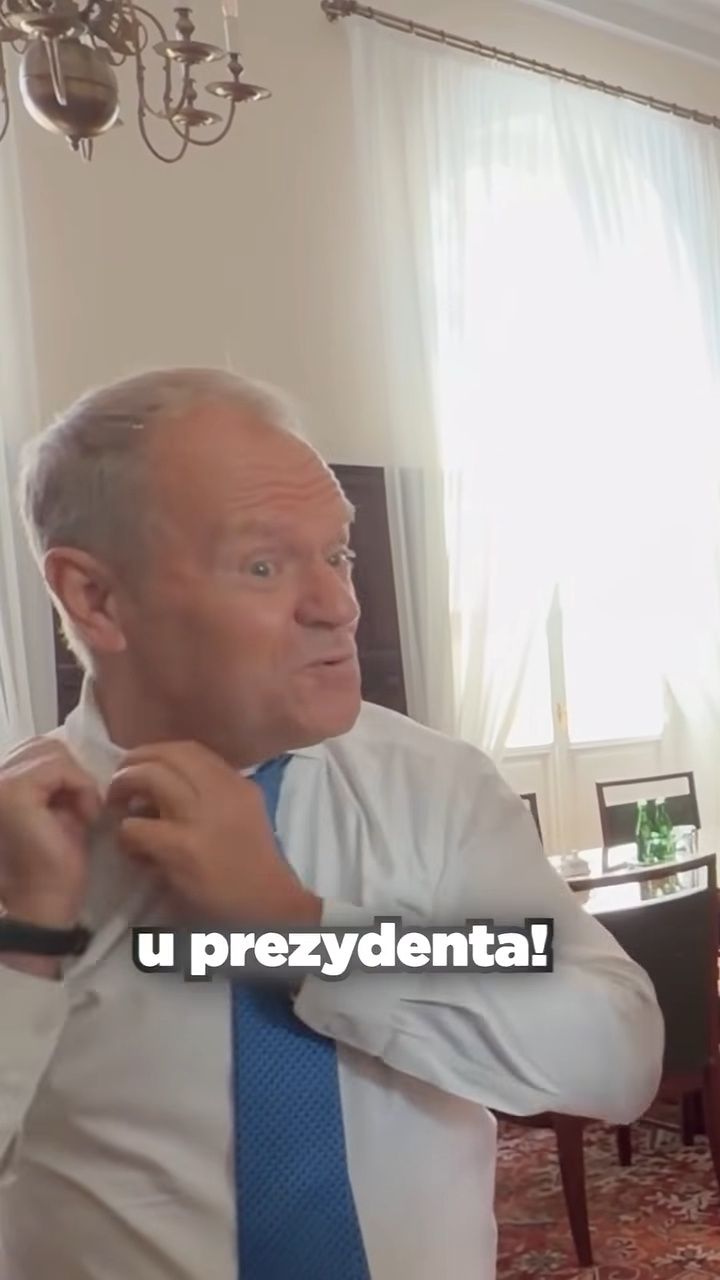 Donald Tusk przybył na plan "Rancza"