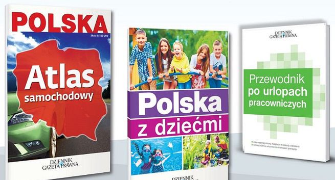 Książki o tematyce podróżniczej dodatkami „Dziennika Gazety Prawnej”