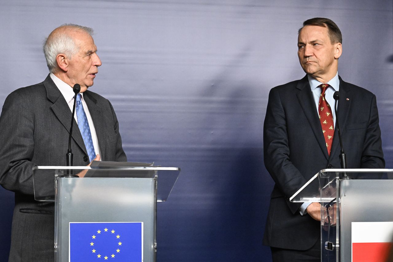 Josep Borrell i Radosław Sikorski