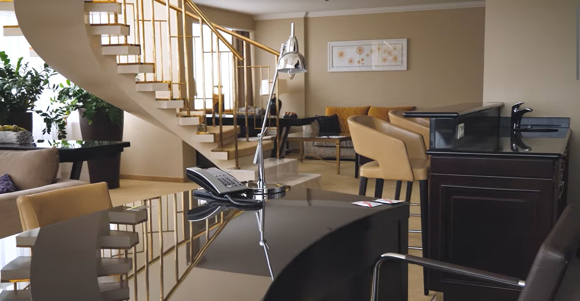 Apartament prezydencki w hotelu Mariott