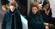 Dzień z życia dawno niewidzianej Agaty Buzek: shopping z koleżanką i paradowanie w futerku (ZDJĘCIA)