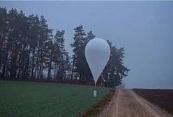 Policja publikuje zdjęcia. Takie balony puszczają przez granicę