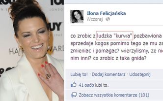 Felicjańska znowu atakuje: "LUDZKA KURWA!"