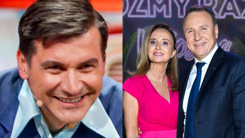 Tomasz Kammel powitał Jacka Kurskiego i jego żonę zaskakującymi słowami