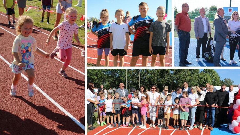 Nowe boiska i bieżnie w Raciążku. Mieszkańcy świętowali podczas Pikniku Sportowego