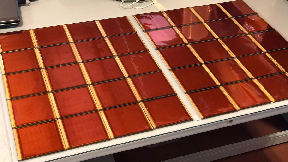 Rekordowe ogniwo perowskitowe