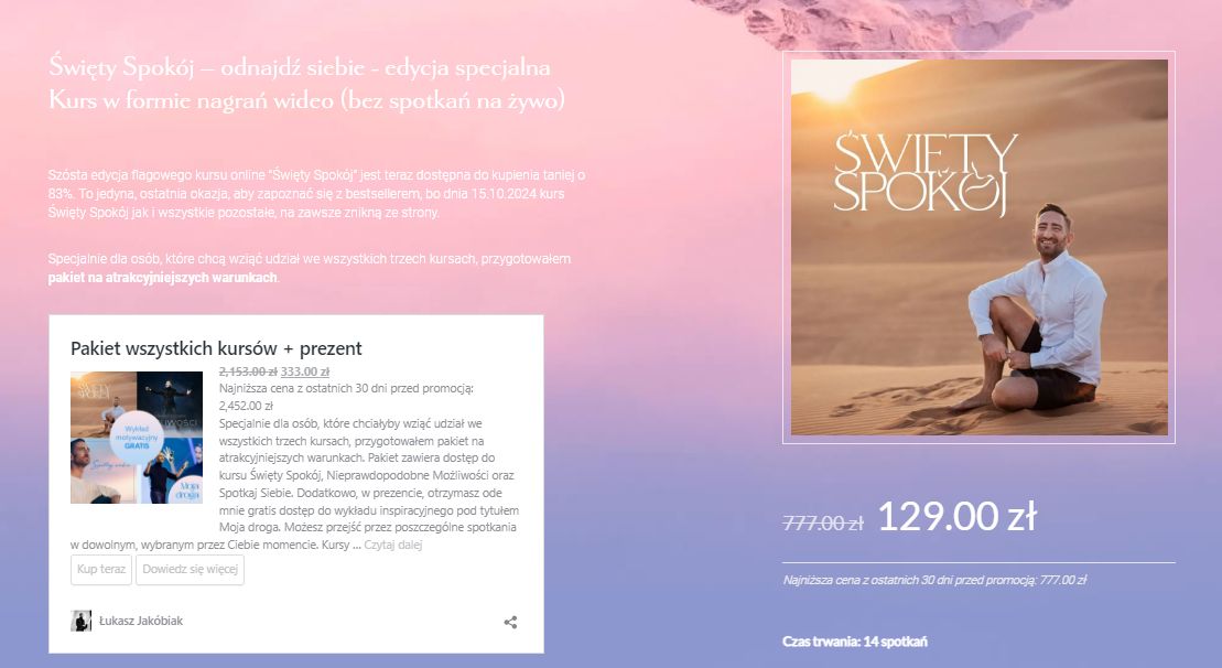 Kurs "Święty Spokój"