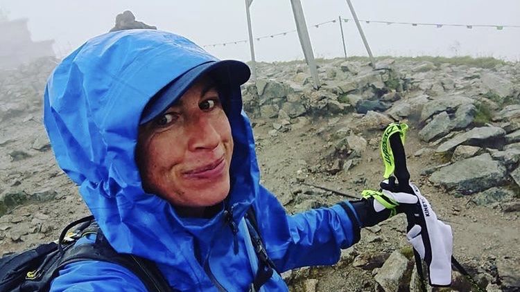 Justyna Kowalczyk w zaawansowanej ciąży zdobywa Kasprowy Wierch 