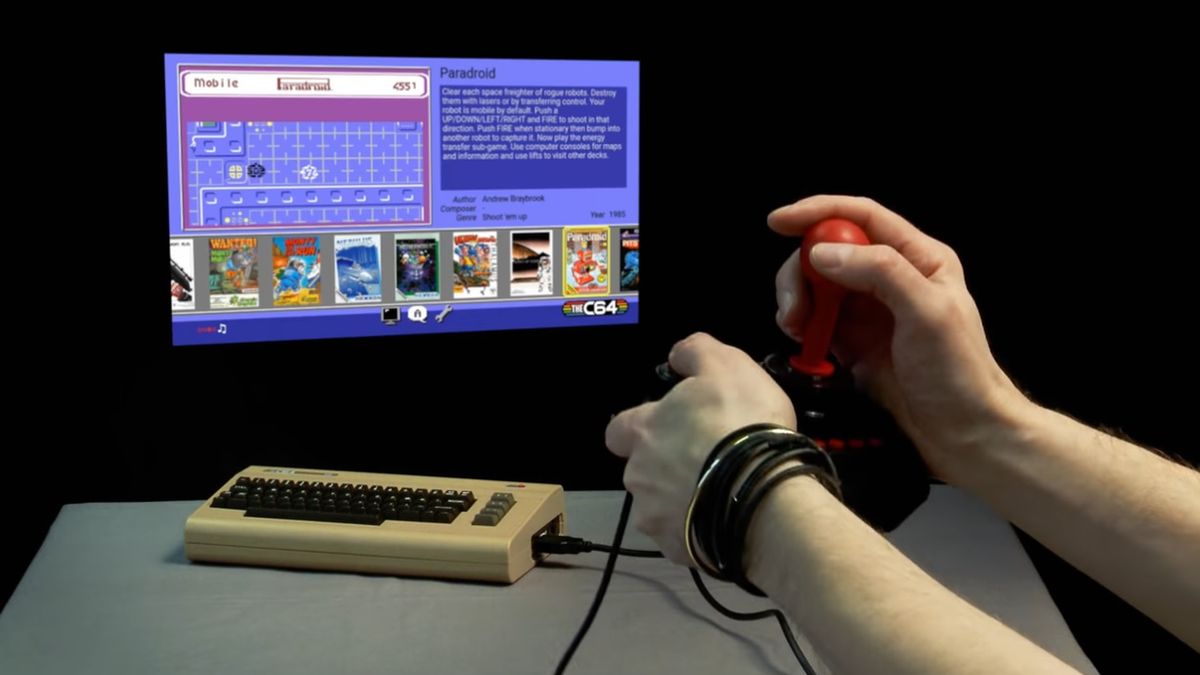 Retro konsola C64 Mini dostaje współczesny hit. Tak wyglądałby symulator rolnika 30 lat temu 1