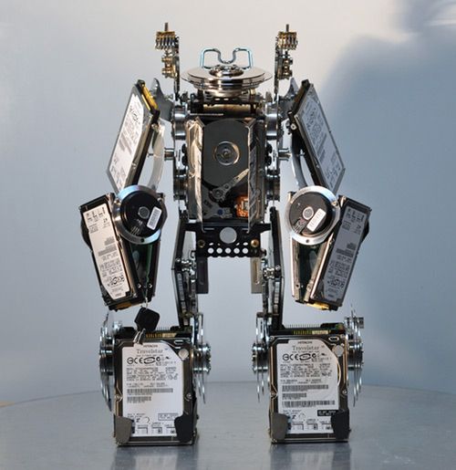 Co można zrobić z twardych dysków? Motory, samochody, ROBOTY! 4