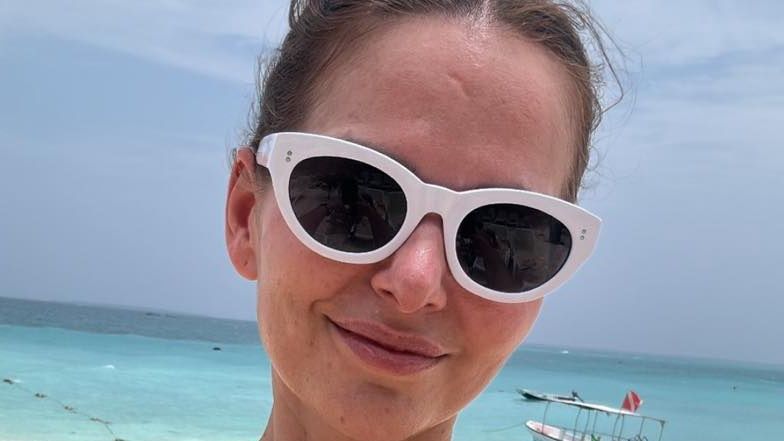 Paulina Sykut-Jeżyna podczas wakacji w tropikach