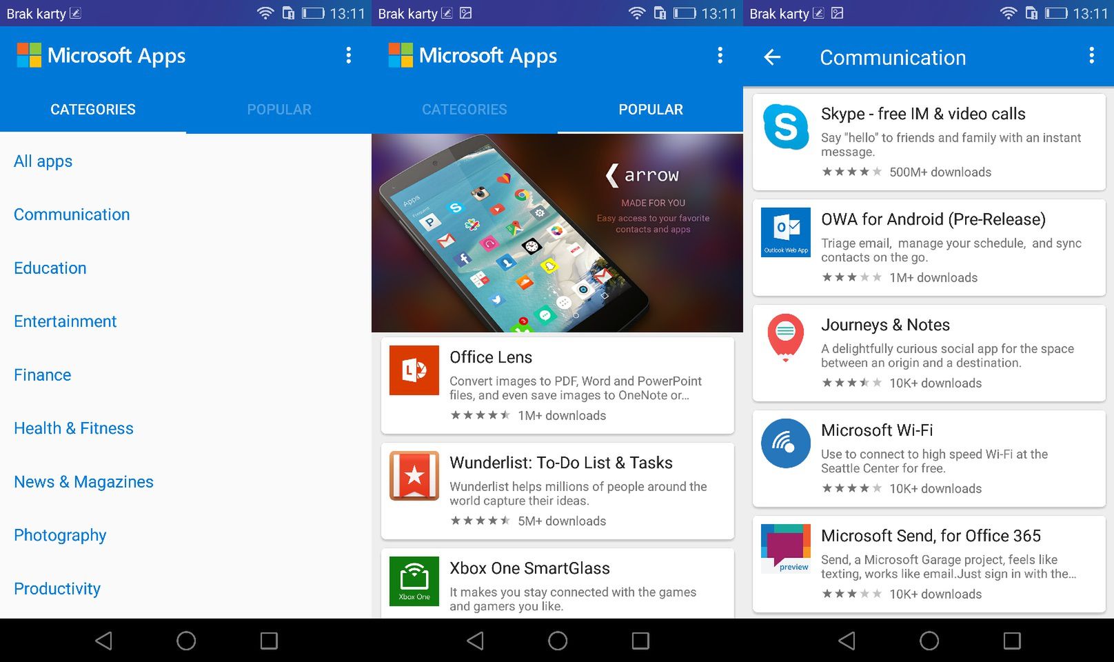 Microsoft Apps to aplikacja na Androida starająca się na siłę pokazać, że Amerykanie są fajni 2