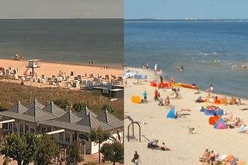 Dwa światy. To działo się rano na plażach u Niemców i Polaków