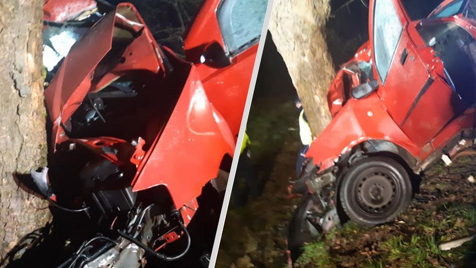Wypadek w Kąśnej Górnej