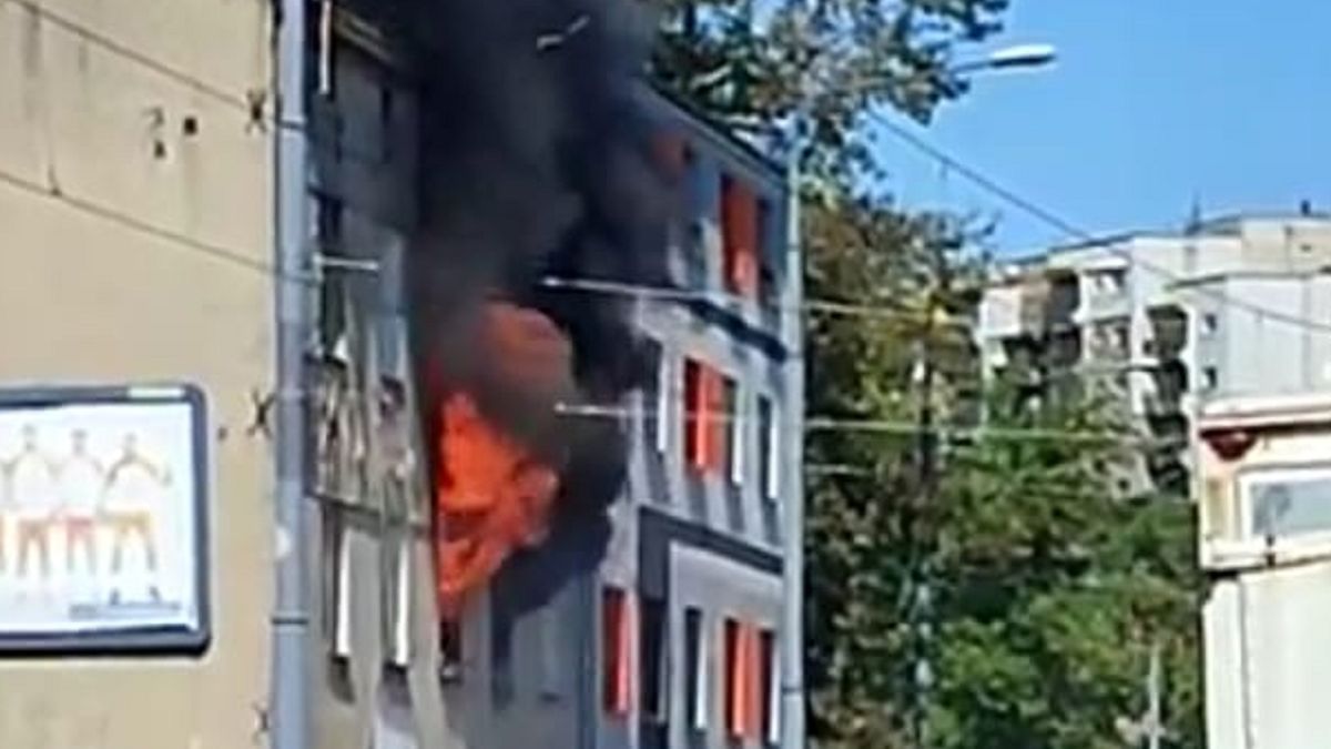 Uratowała z ognia człowieka 