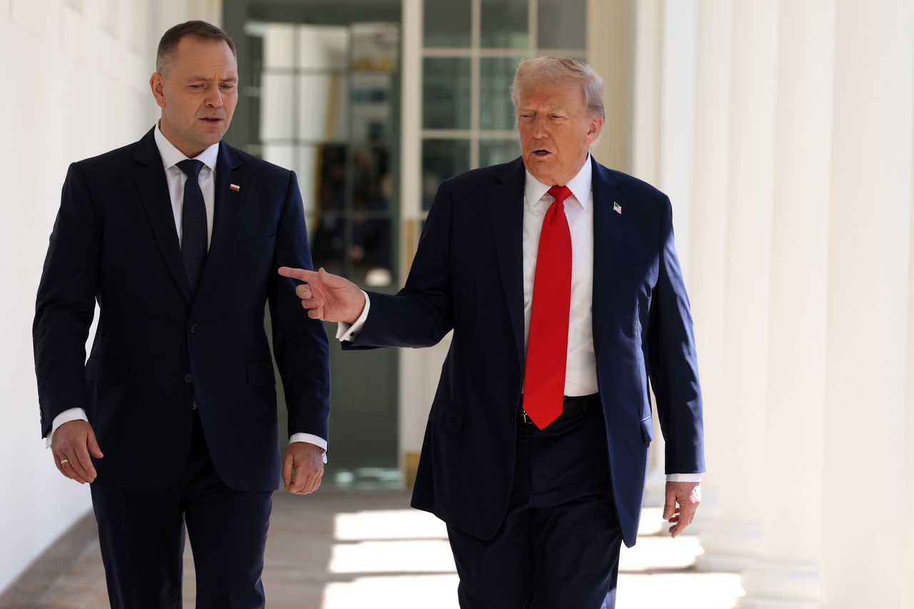 "Nazywasz to brakiem działań?". Trump ostro do dziennikarza z Polski