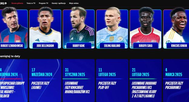 Canal+ online: Liga Mistrzów nawet na trzech urządzeniach jednocześnie