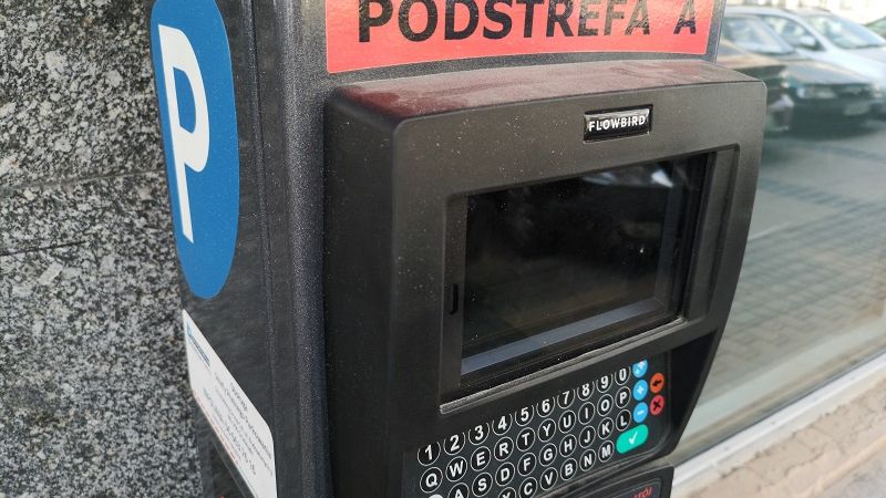 Parkomat strefy płatnego parkowania w Lublinie