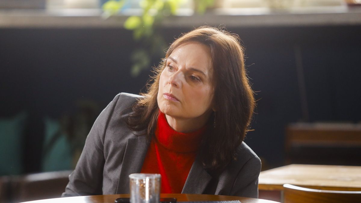 Beata Fido na planie jednego z seriali