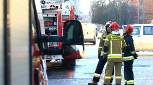 Biskupin: Pożar domu. W środku była dwójka dzieci