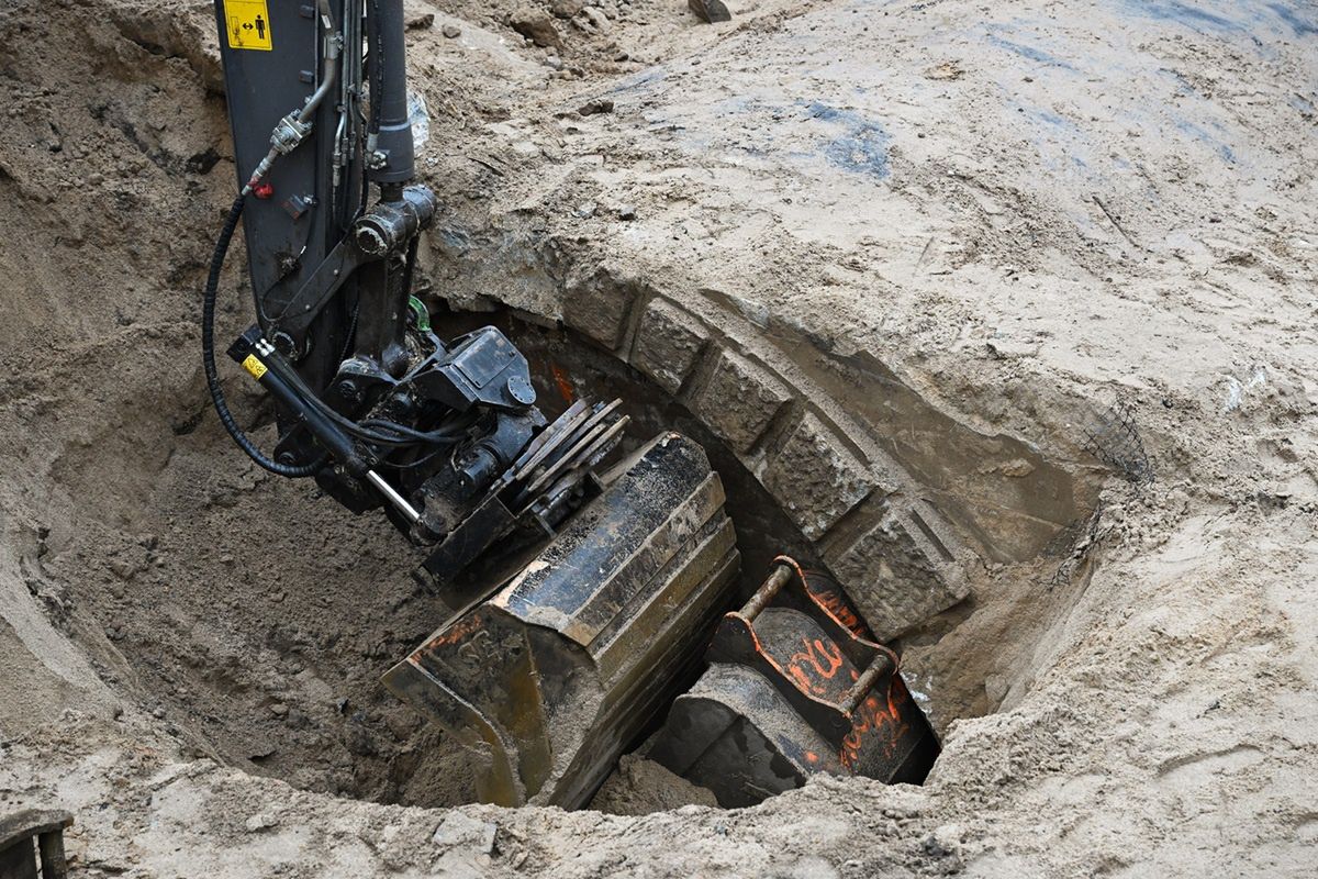 Sensacyjne odkrycie w Koszalinie. Był w całości zasypany