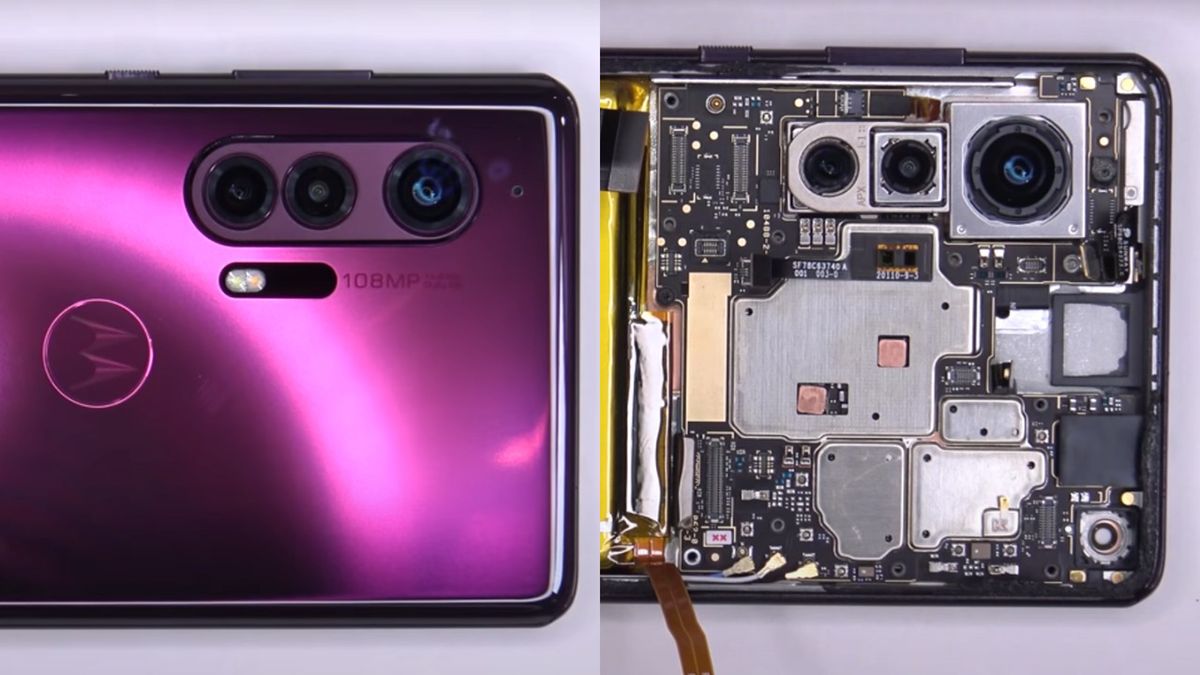 Motorola Edge+ rozłożona na czynniki pierwsze. Tak prezentuje się flagowiec pod maską 1