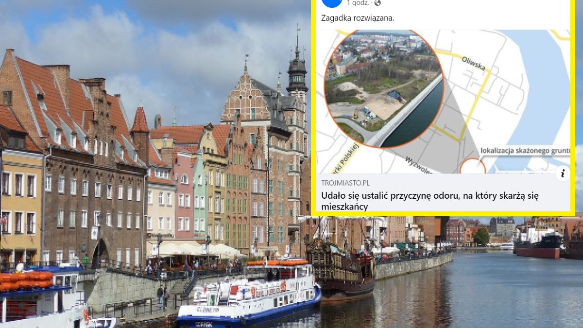 Mieszkańcy Gdańska od kilku dni skarżą się na nieprzyjemny zapach