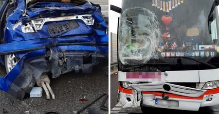 Wypadek autobusu. Wśród rannych są dzieci