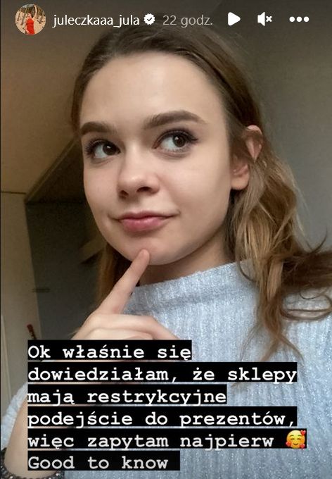 Julia Wróblewska odzyskała skradziony telefon