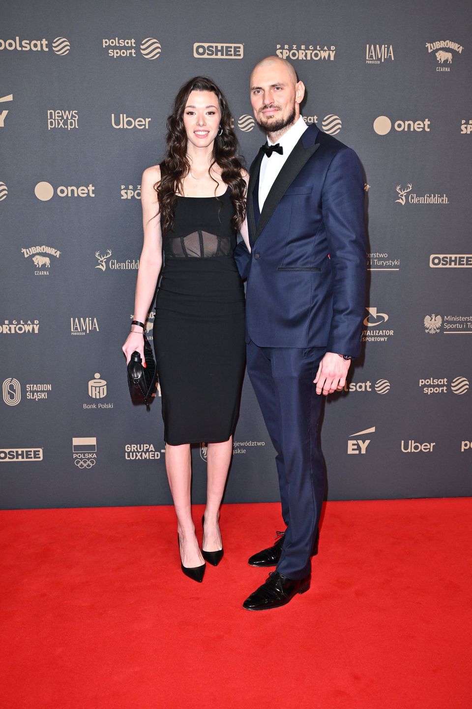 Zuzanna Górecka i Zbigniew Bartman na gali Mistrzów Sportu