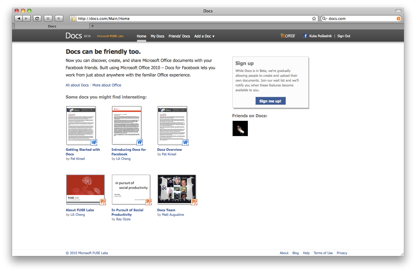Docs.com - Microsoft Office na Facebooku 2