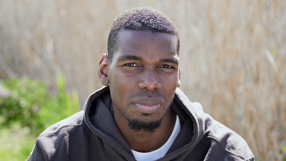 Paul Pogba, footballer for Manchester United, ahead of an interview in Manchester, UK, on Wednesday, May 11, 2022. The World Cup-winning French midfielder wont say whether he wants to play football in Paris, Madrid or Turin next, but he does have a plan for the future: I will be investing in myself. Photographer: Carolyn Mendelsohn/Bloomberg via Getty Images