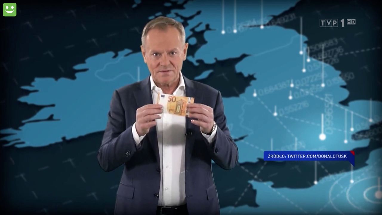 Tusk jako prowadzący teleturniej? Niecodzienne porównanie w "Wiadomościach" 