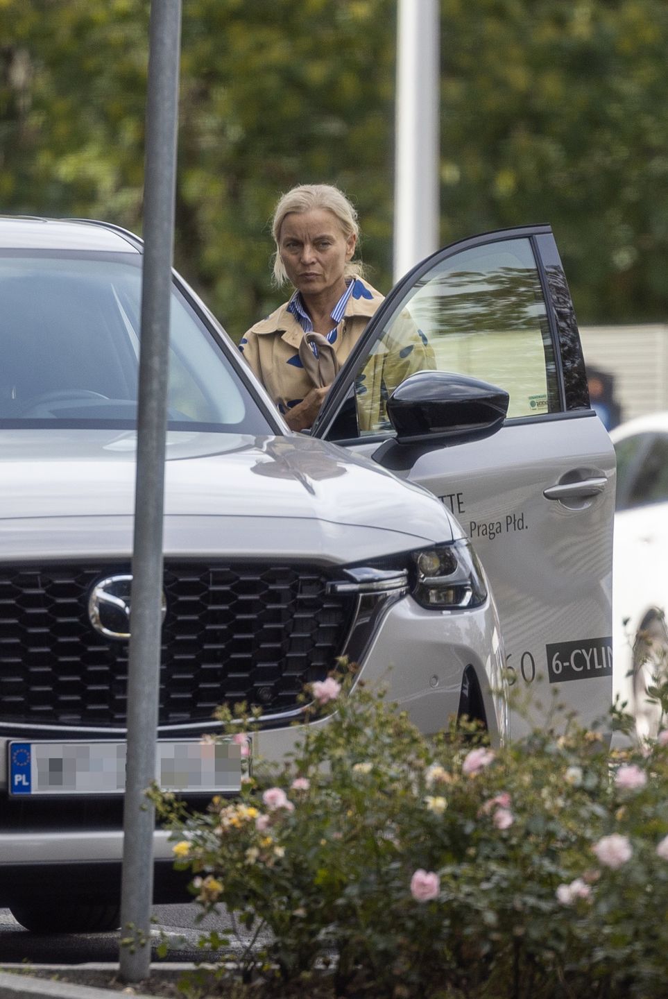 Małgorzata Foremniak załatwia sprawy na mieście