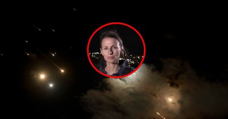 Była na żywo, nagle rzuciła się do ucieczki. Poleciały rakiety