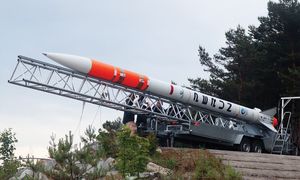 PERUN wystartował! Polska rakieta wystrzelona z poligonu w Ustce