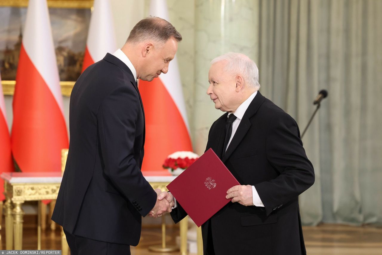 Prezydent Andrzej Duda wesprze prezesa. PiS zagra na przedłużenie władzy